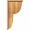 Ekena Millwork Crestline Rough Sawn Corbel w/Backplate, Western Red Cedar, 8"W x 14"D x 26"H COR08X14X26CRE01RWR - alternate 2
